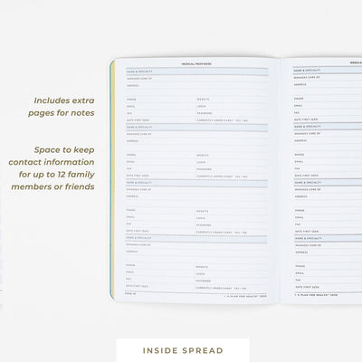 A Plan for Health • Medical Organizer