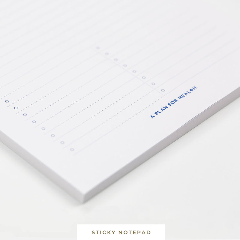 Notepad • Sticky • A Plan for Health