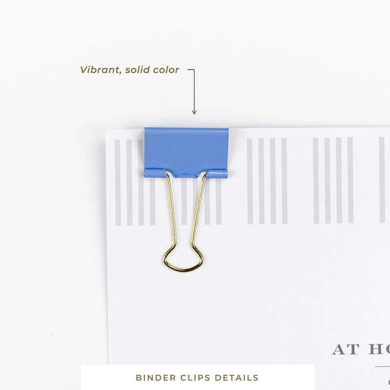 Binder Clips • Set of 8